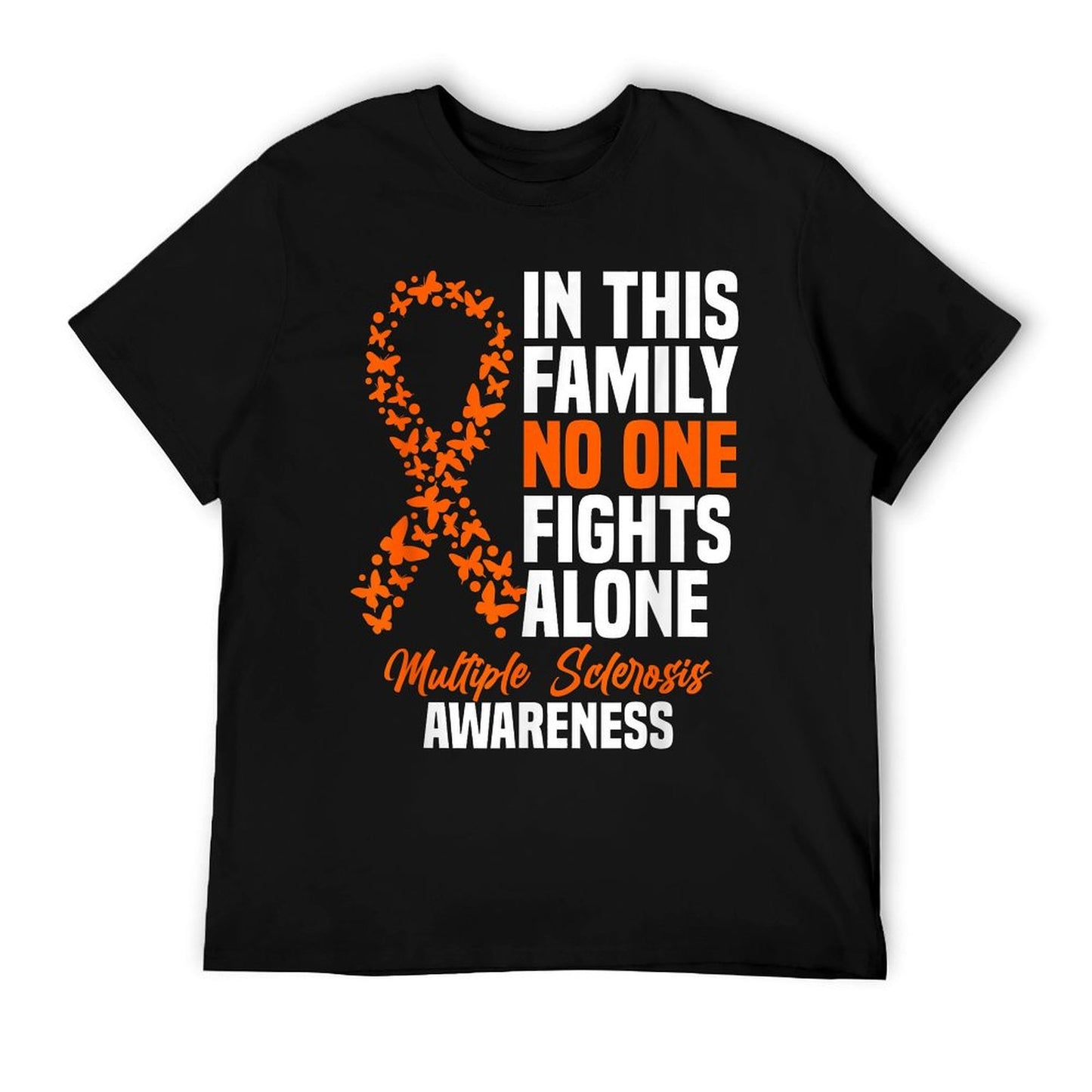 MS Multiple Sclerosis Awareness Orange Ribbon Gift T-Shirt