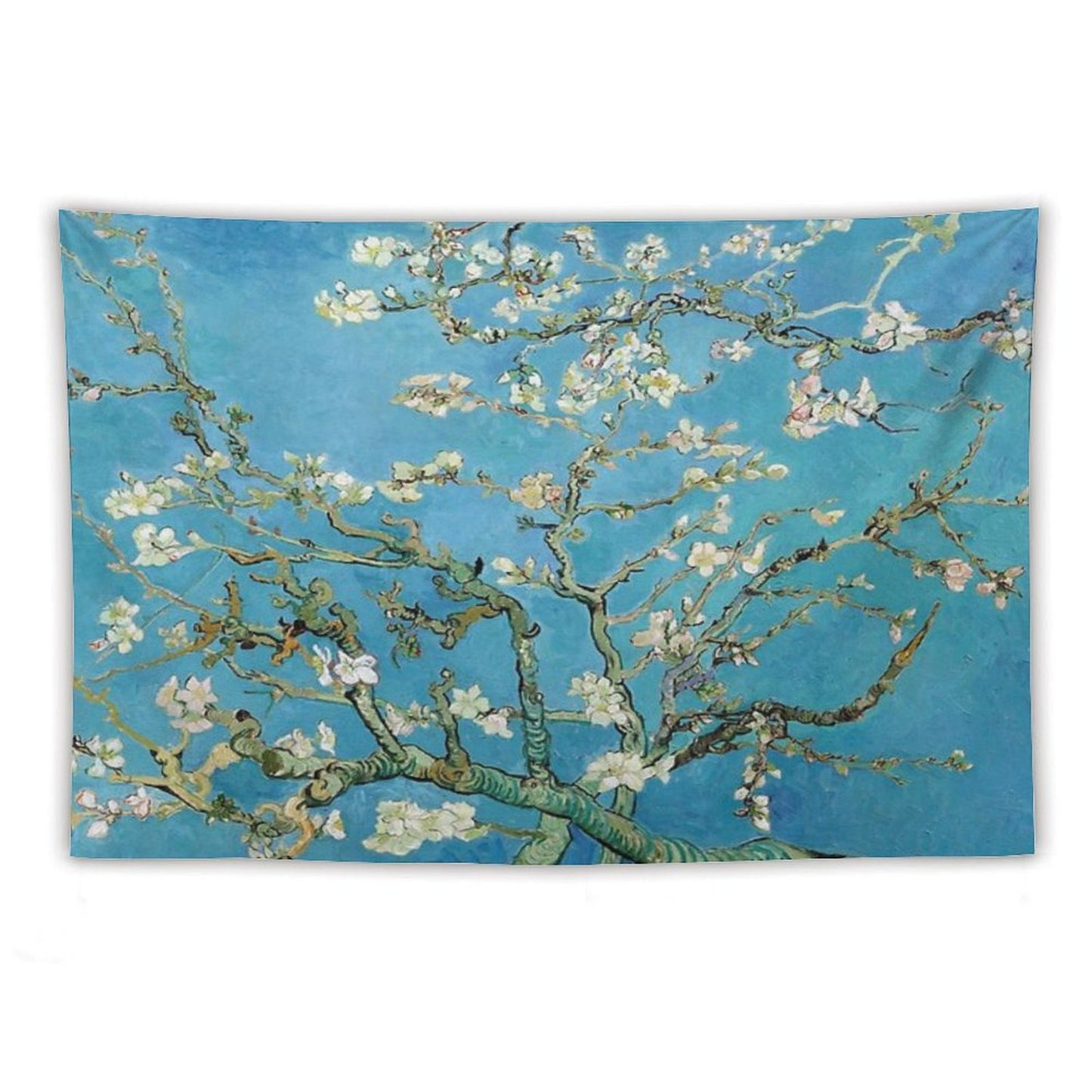 1890-Vincent Van Gogh-Almond Blossom-73.5x92 Tapestry