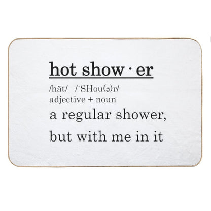 Hot Shower Curtain Bath Mat