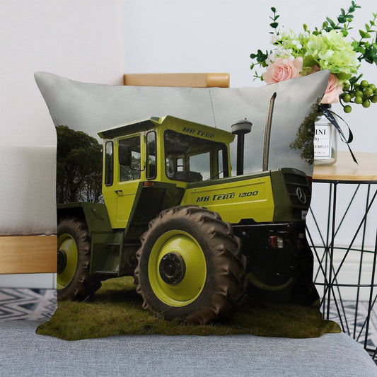 The MB-trac1300 Tractor Linen Throw Pillow Cover