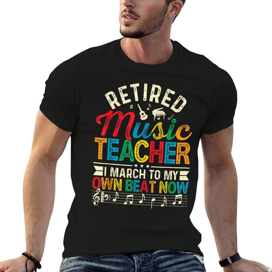 Funny Retired Music Teacher Gift Shirt Retirement Gift T-Shirt