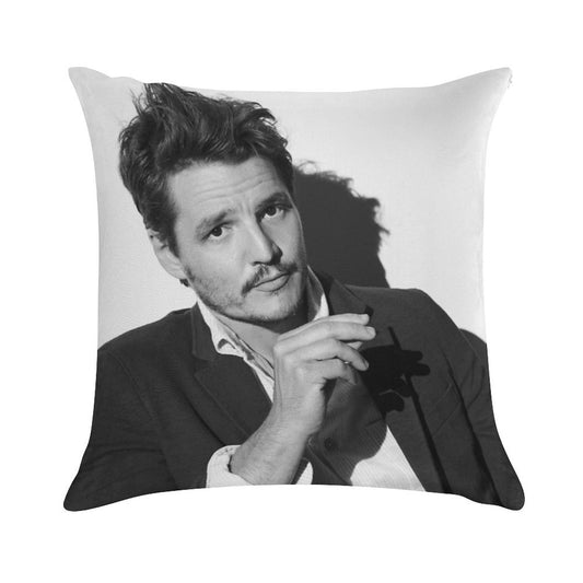Pedro Pascal Soft Skin-Friendly Throw Pillow
