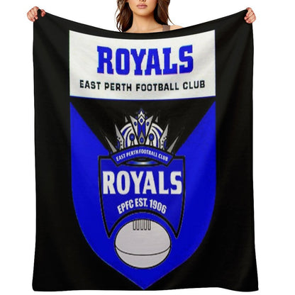 East Perth Football Club  AFL Australian Football Throw Blanket
