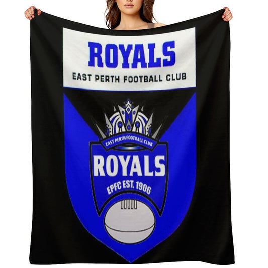 East Perth Football Club  AFL Australian Football Throw Blanket