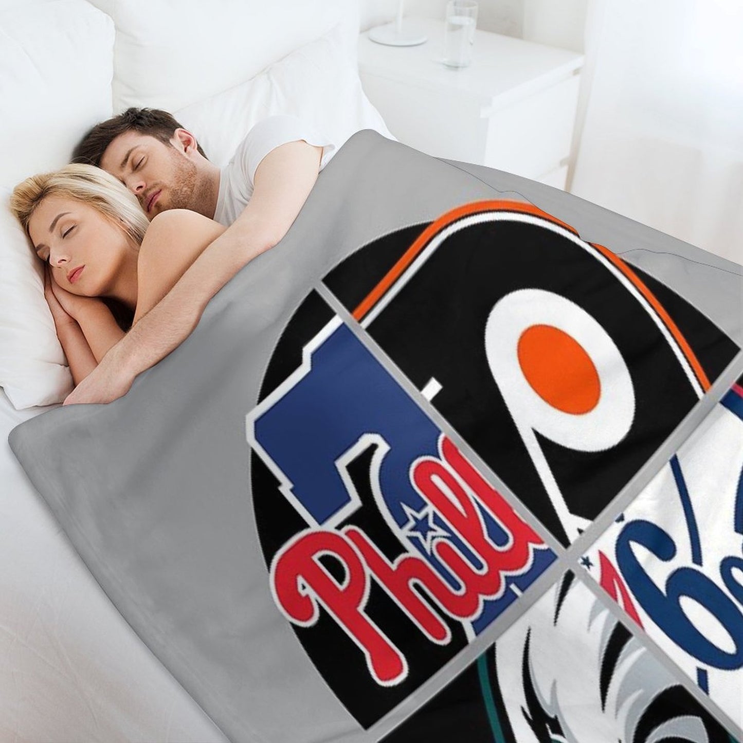 Philadelphia Sports Quad Throw Blanket