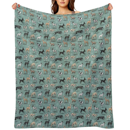 The Greyhound Throw Blanket