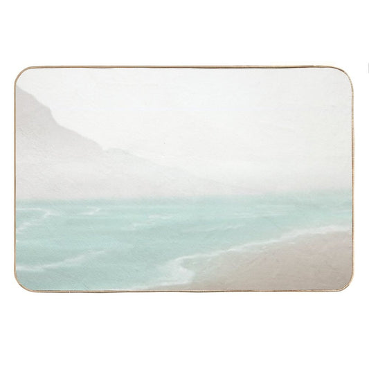 Neutral Colors Beach Bath Mat