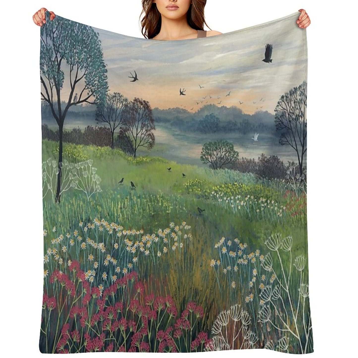 Summer's Eve Throw Blanket