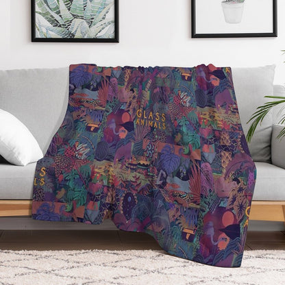 Glass Animals Zaba Throw Blanket
