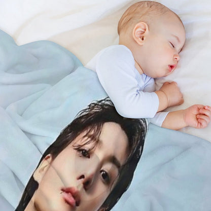 Jungkook Colored Throw Blanket