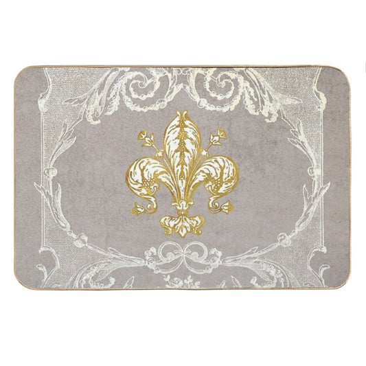 Fleur-de-lis, French, Fleur-de-lys Bath Mat