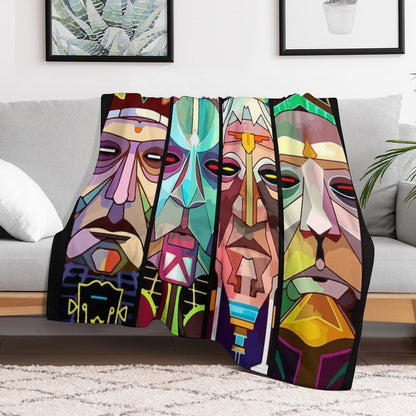 Clutch Band Throw Blanket