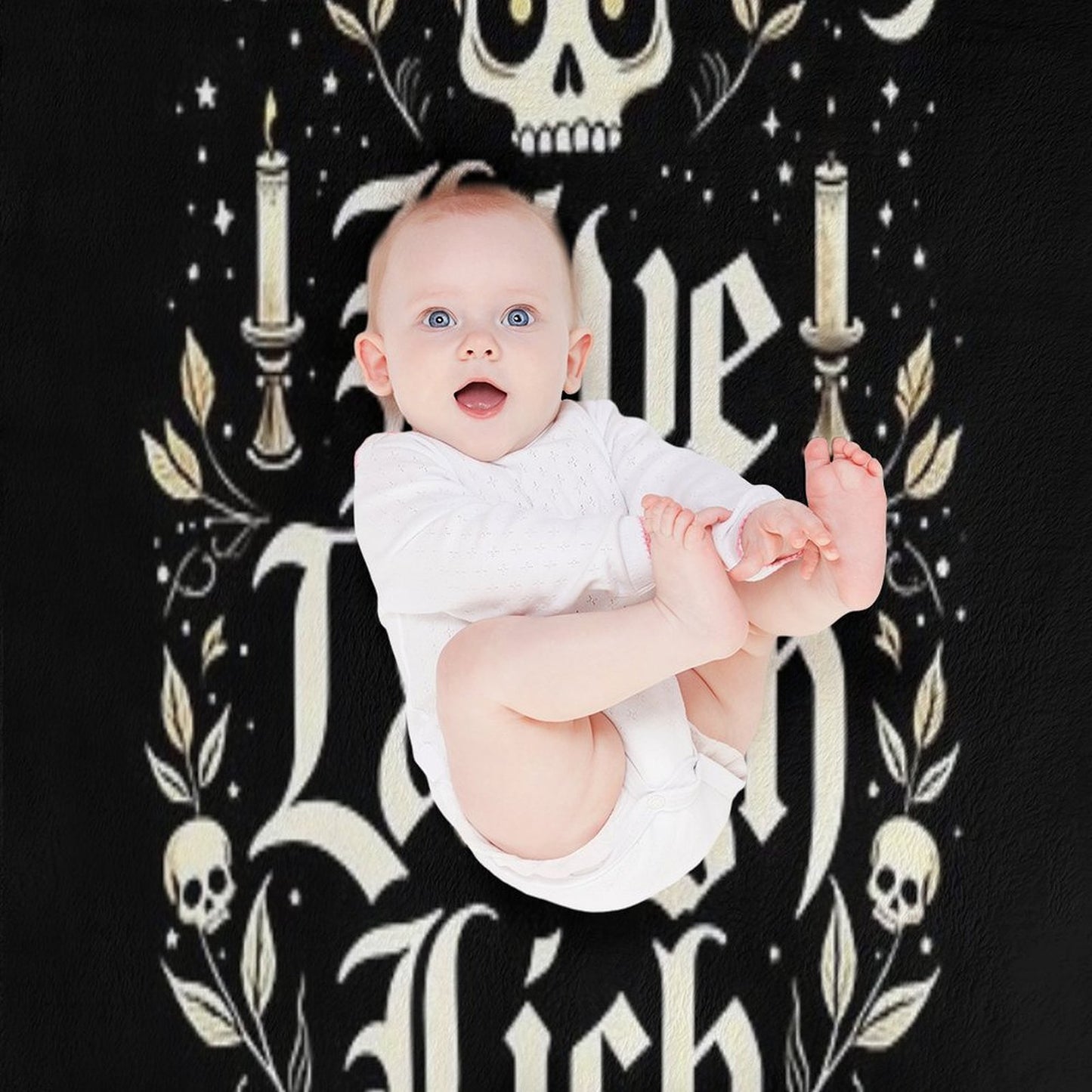 Live, Laugh, Lich Throw Blanket