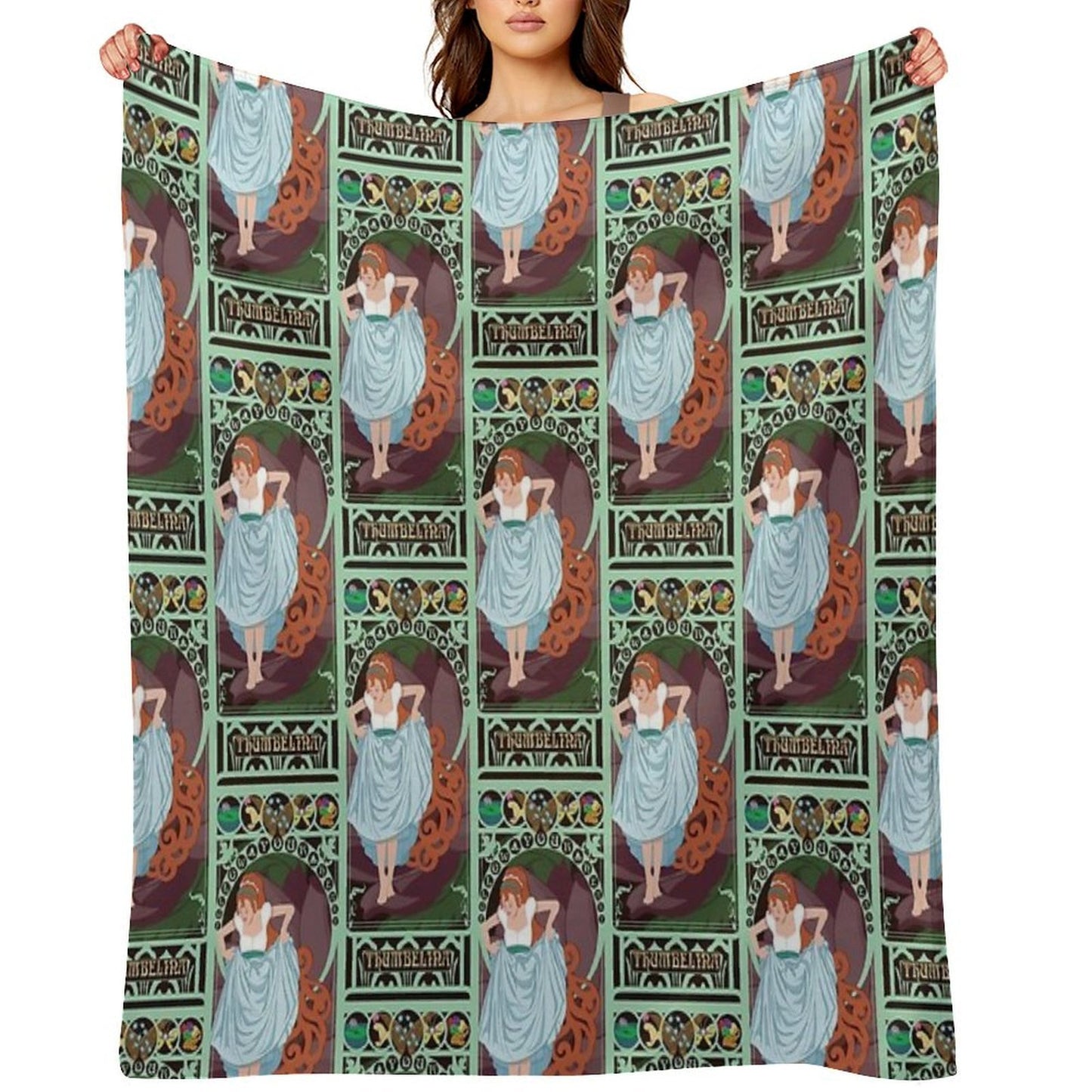Thumbelina Nouveau - Thumbelina Throw Blanket
