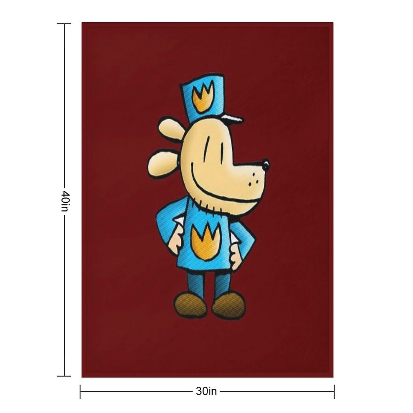 Dogman Throw Blanket