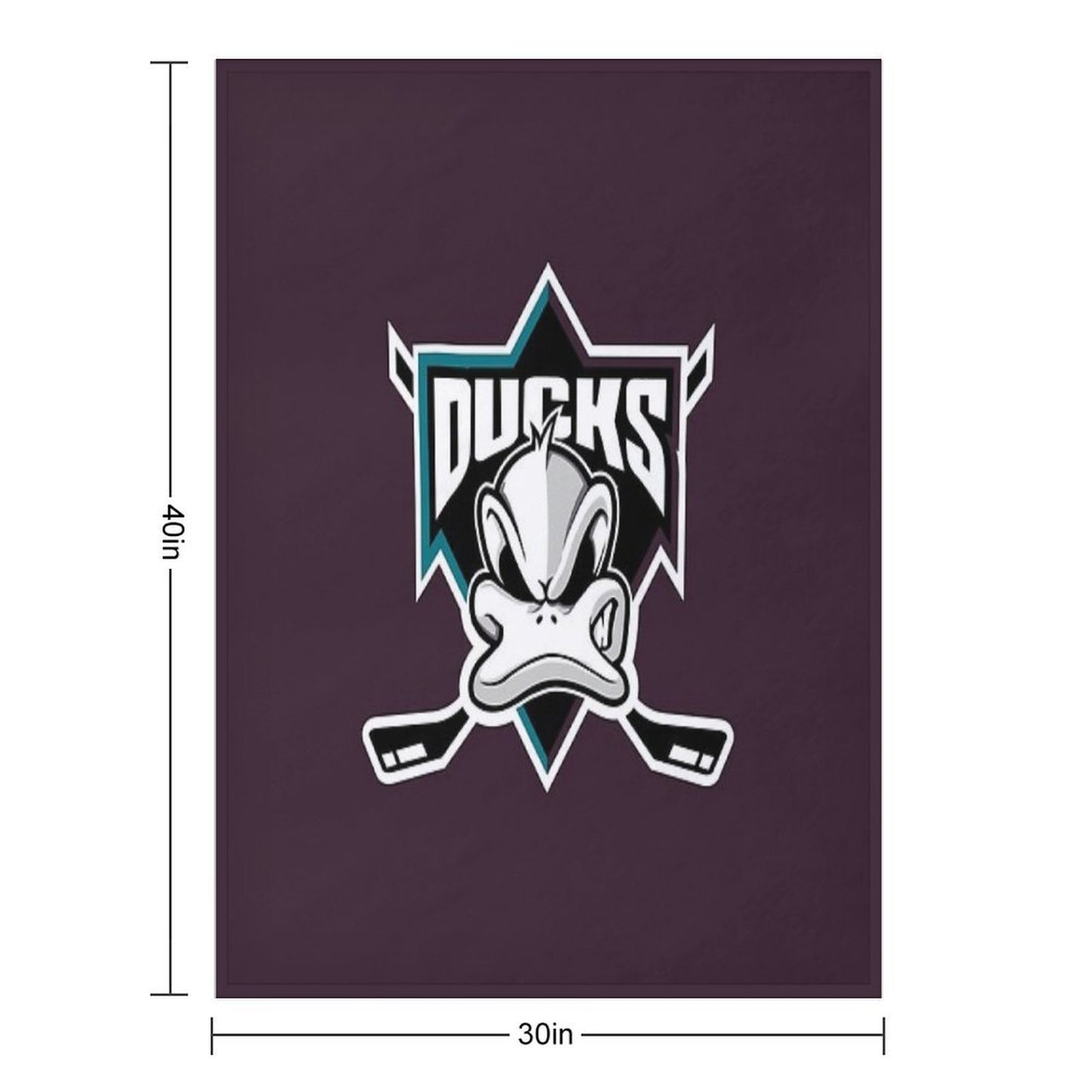 The Mighty Ducks Game Changers Throw Blanket