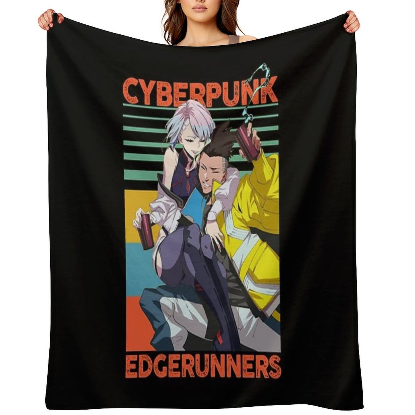CYBERPUNK - EDGERUNNERS Throw Blanket