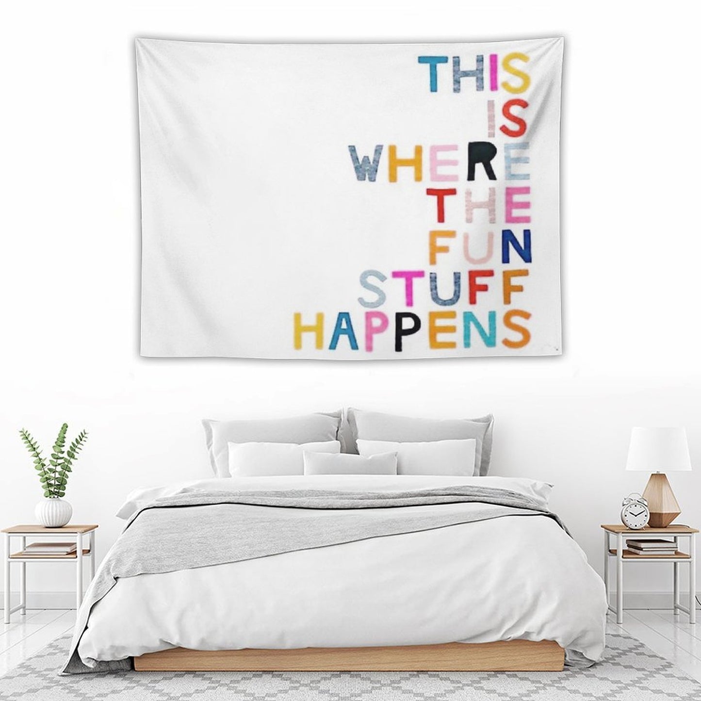 This Is Where The Fun Stuff Happens Tapestry
