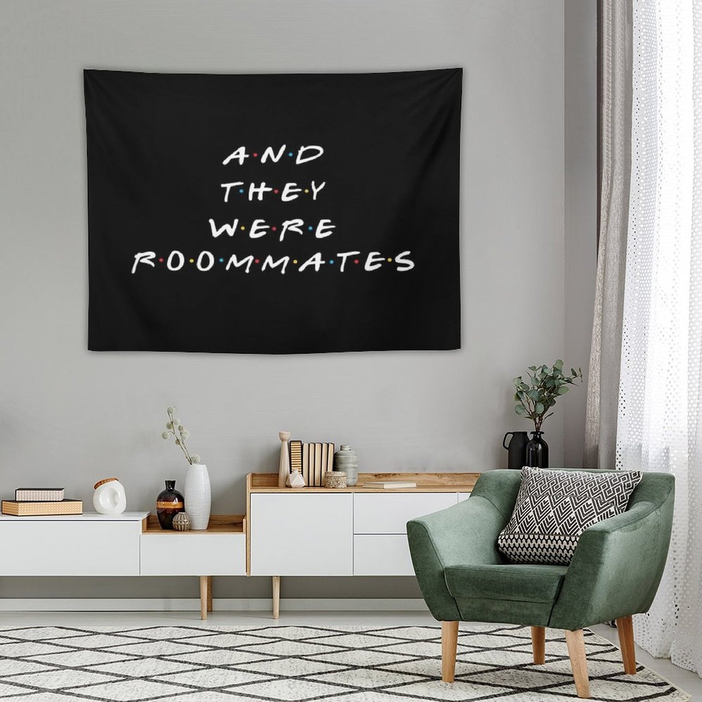 And They Were Roommates Tapestry