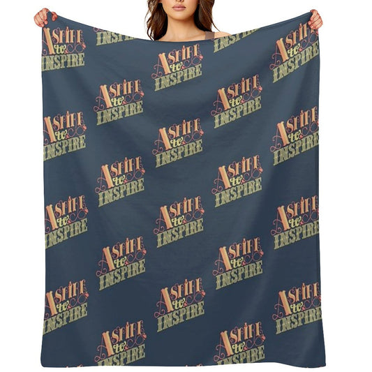 Aspire to Inspire Throw Blanket