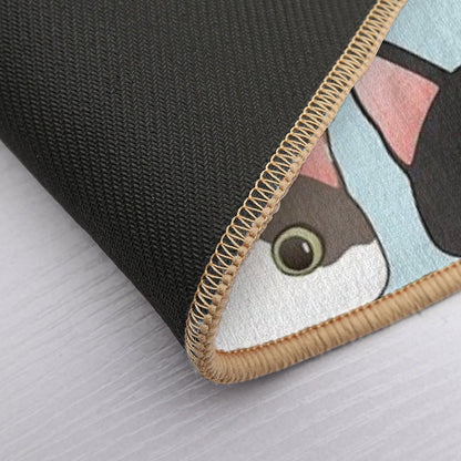 Peeking Cats Bath Mat