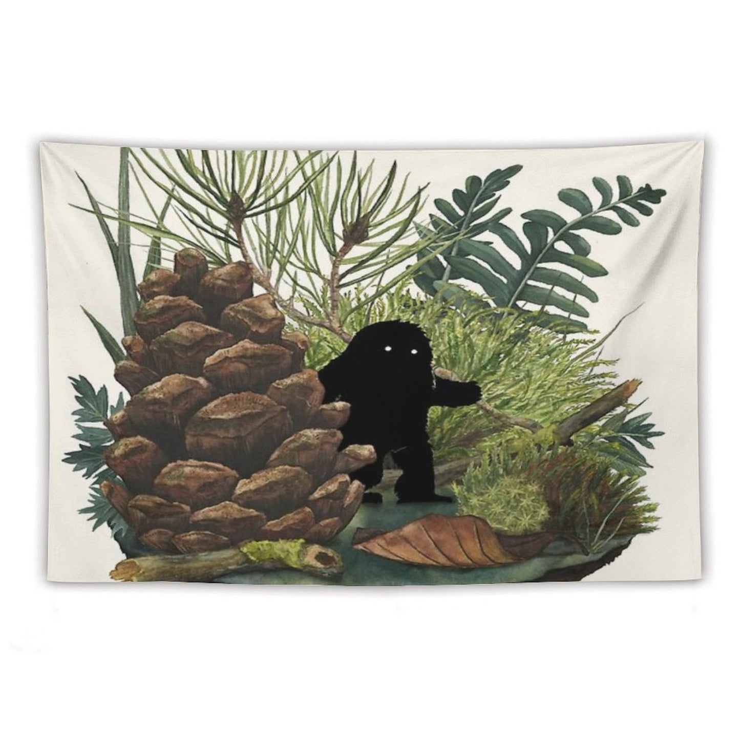 Tiny Sasquatch Tapestry