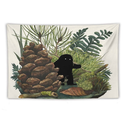 Tiny Sasquatch Tapestry