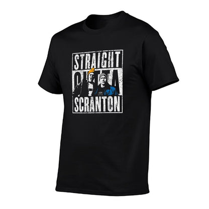 Straight Outta Scranton - Lazy Scranton  Eco-friendly Material T-Shirt