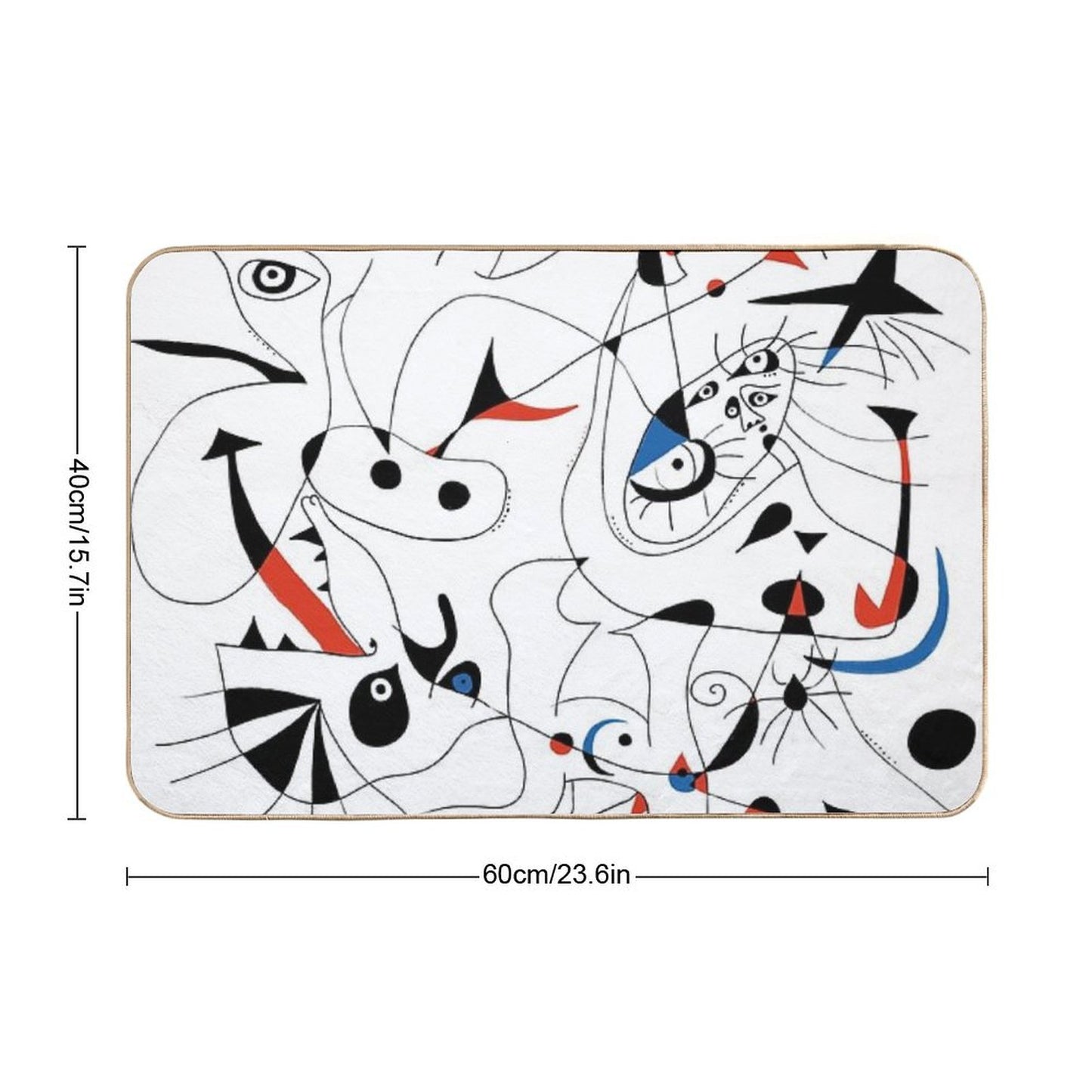 Joan Mirò #5 Bath Mat