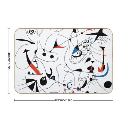 Joan Mirò #5 Bath Mat