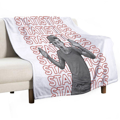 Timothée Chalamet Statistics Throw Blanket