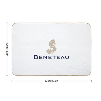 Beneteau Yachts Logo Fishing Bath Mat