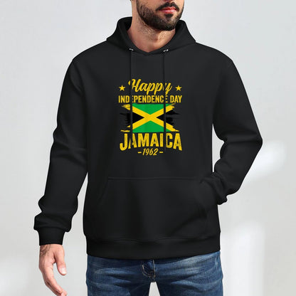 Happy Independence Jamaica Est 6th August 1962 Jamaican Breathable Fabric Hoodie