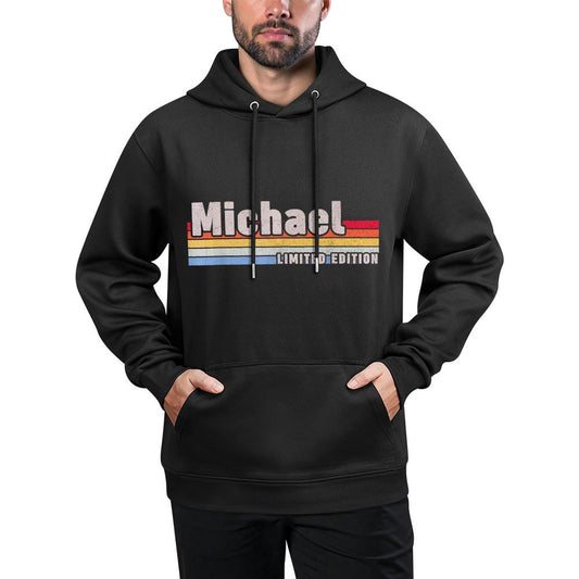 Michael Gift Name Personalized Birthday Funny Christmas Breathable Fabric Hoodie