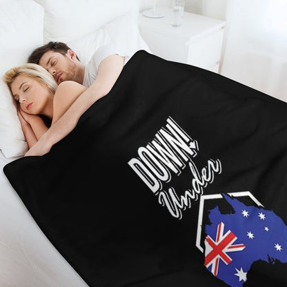 Down Under! Throw Blanket