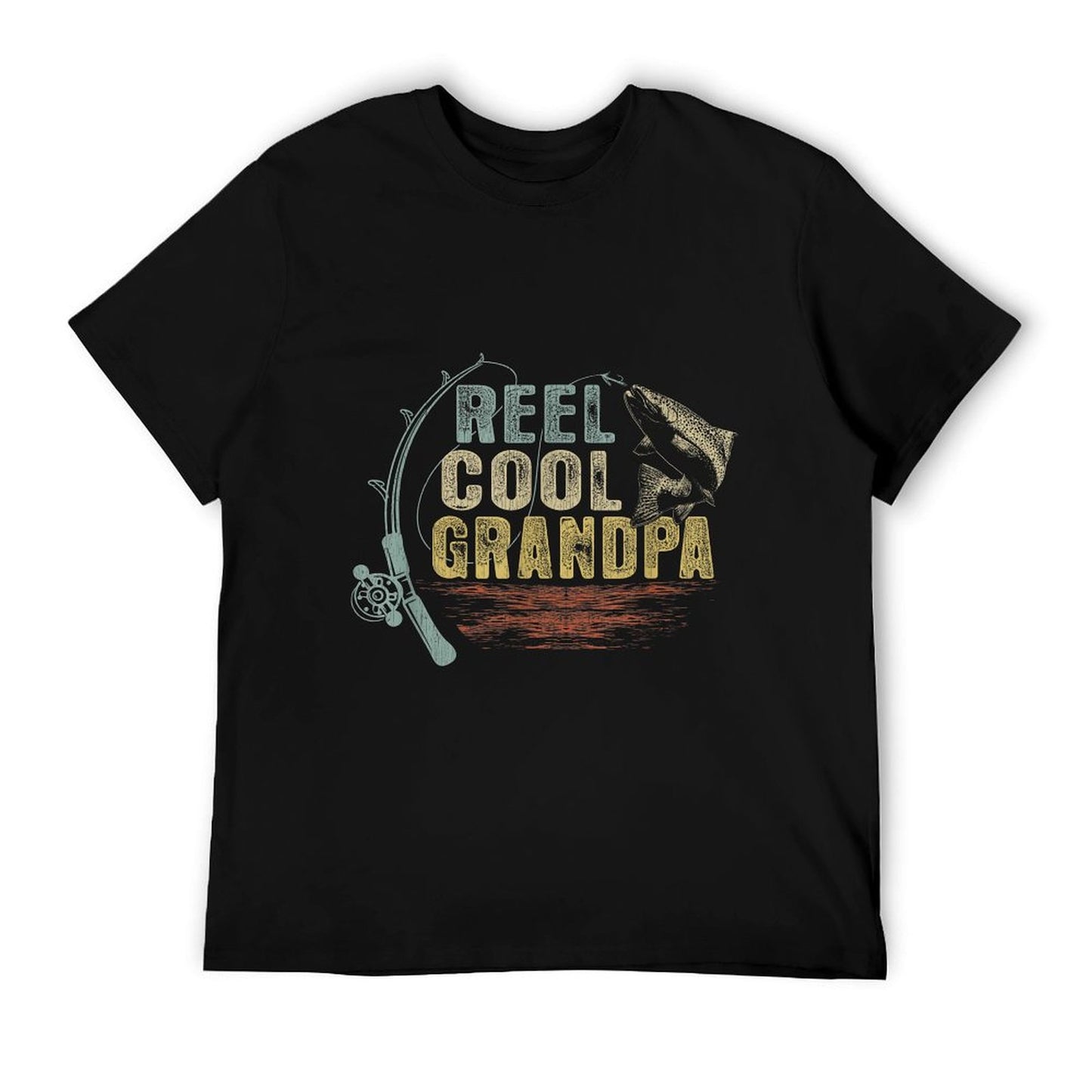 Funny Fishing Vintage Reel Cool Grandpa T-Shirt