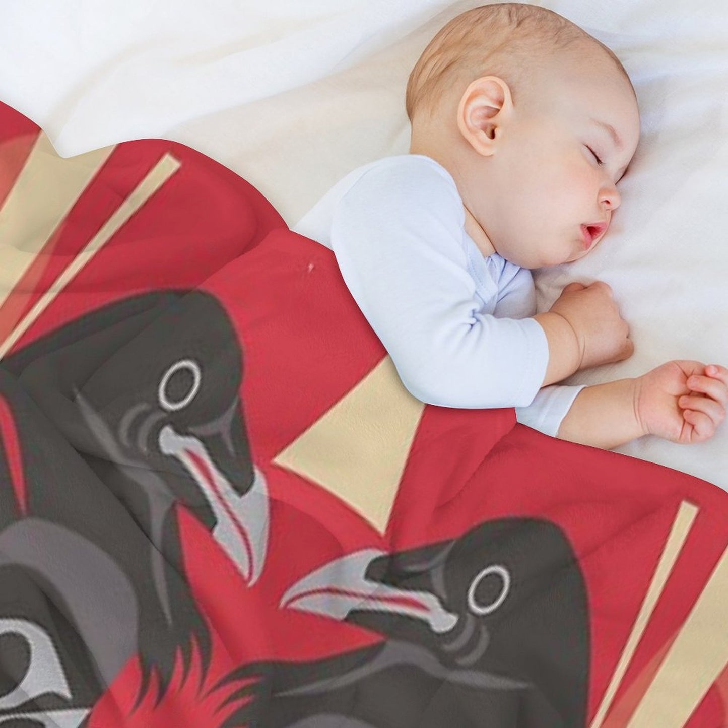 Raven Vision Throw Blanket