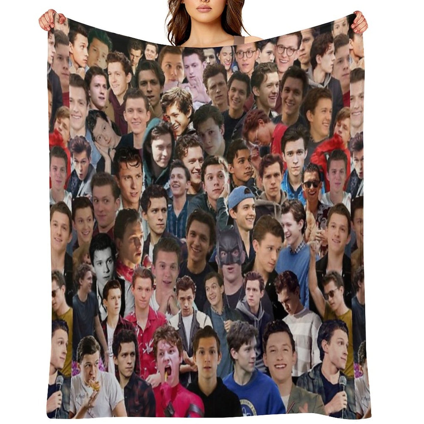 Tom Holland College Throw Blanket