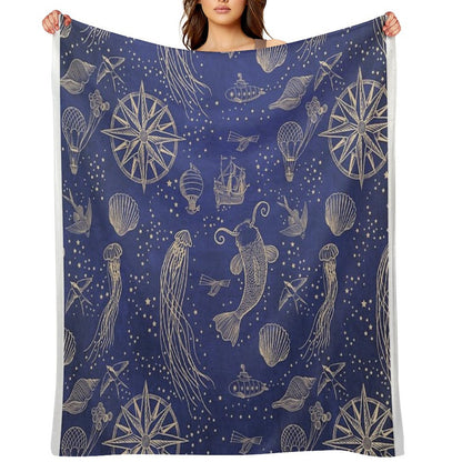 Ocean Meets Sky - Hardcase Throw Blanket
