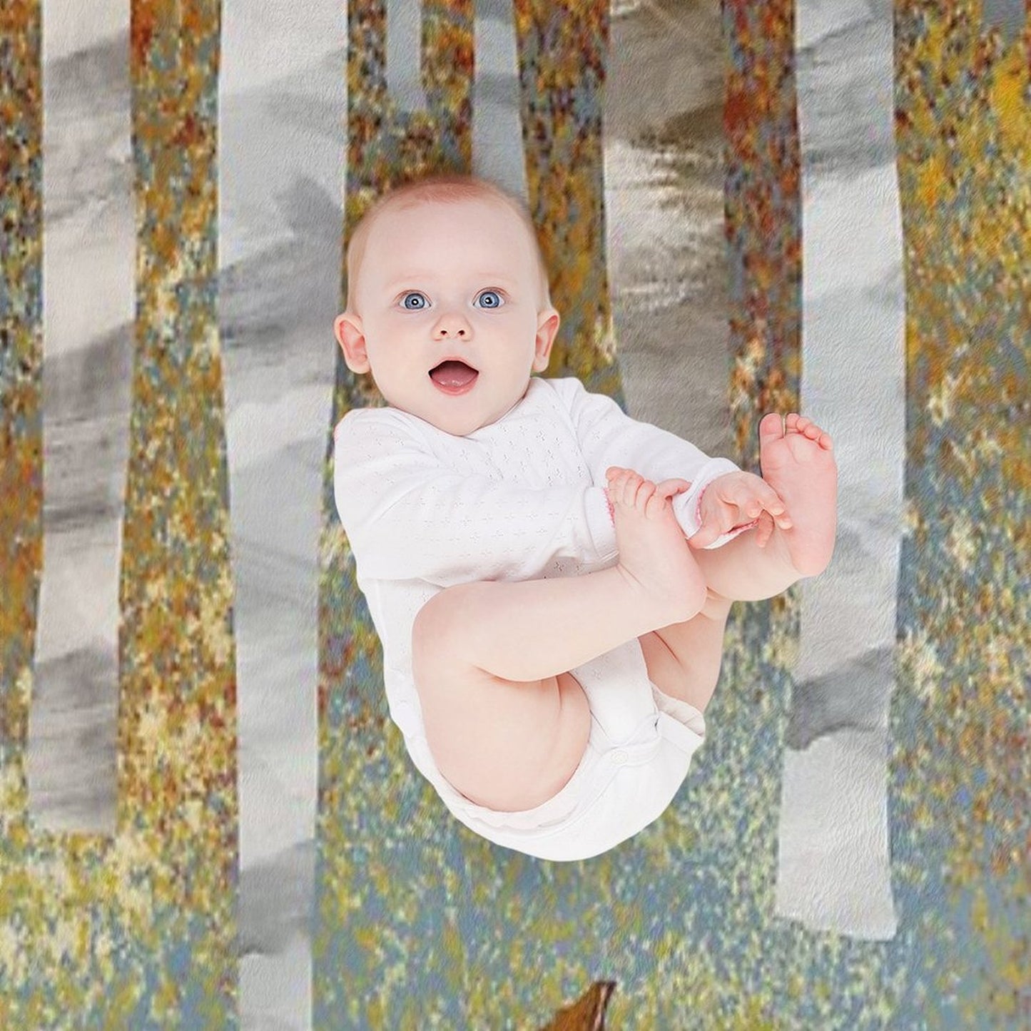 Autumn Fox Throw Blanket