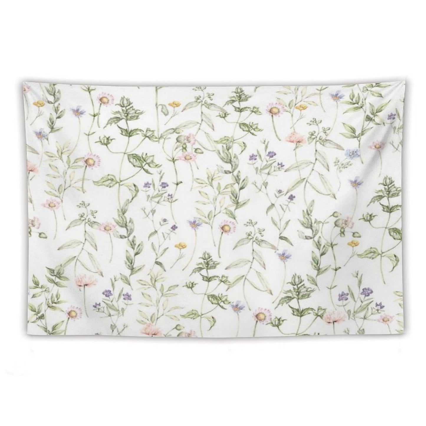 Pastel Vintage Flowers Tapestry