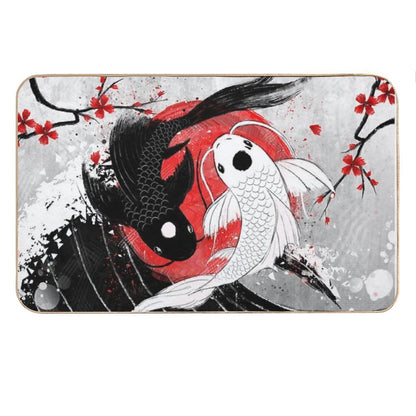 Koi Fish - Yin Yang Bath Mat