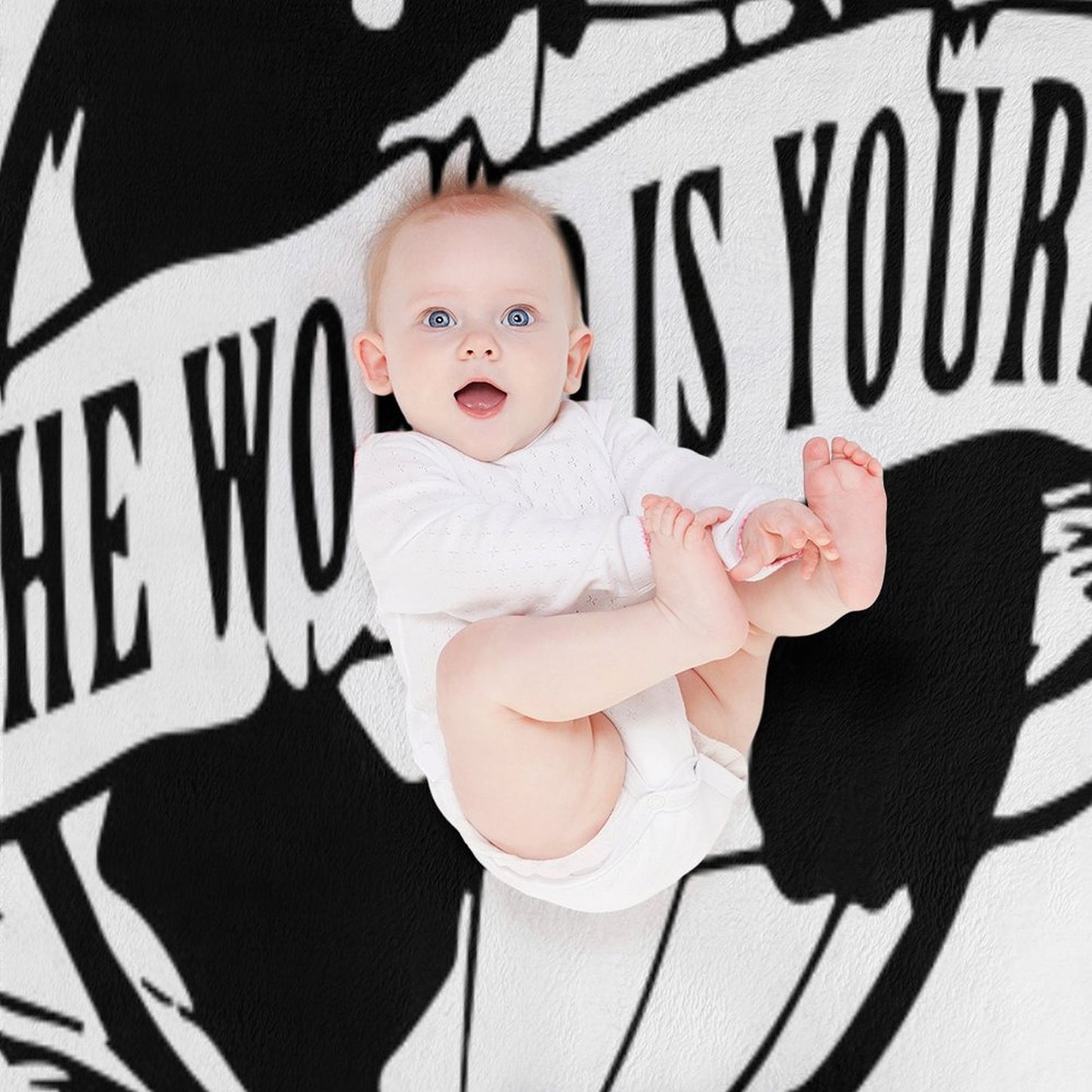 The World Is Yours Throw Blanket