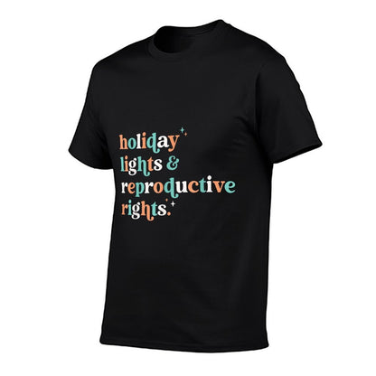 Pro Roe Feminist Equality Retro Christmas Holiday Pro-Choice Womens Black Small  Oversized Silhouette T-Shirt