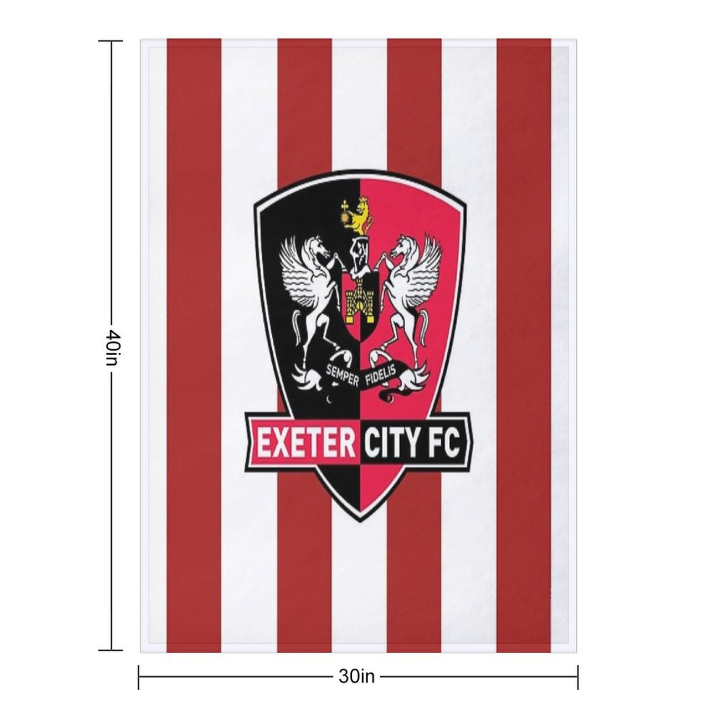 Exeter City FC Throw Blanket