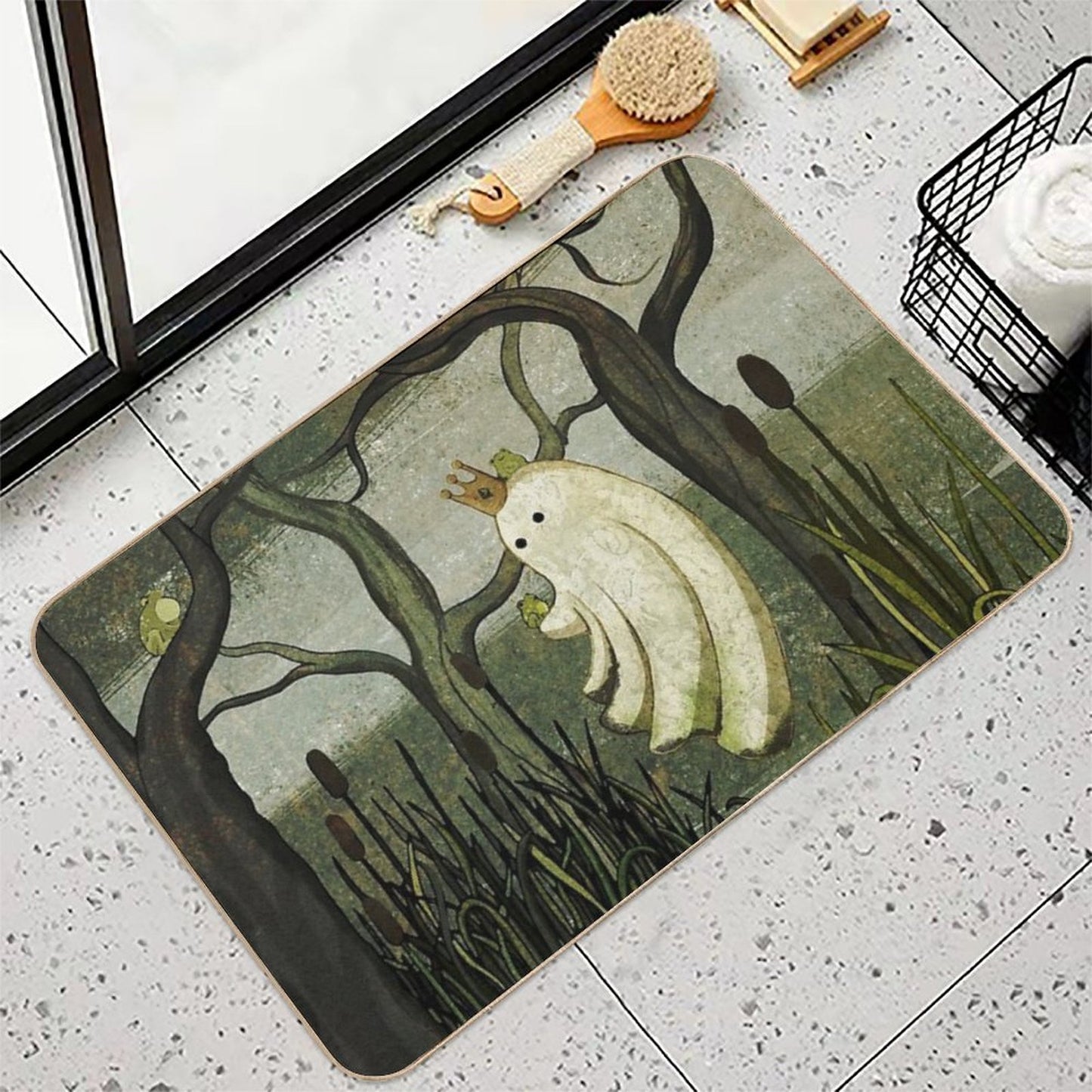 Frog Prince  Toxin-Free Bath Mat