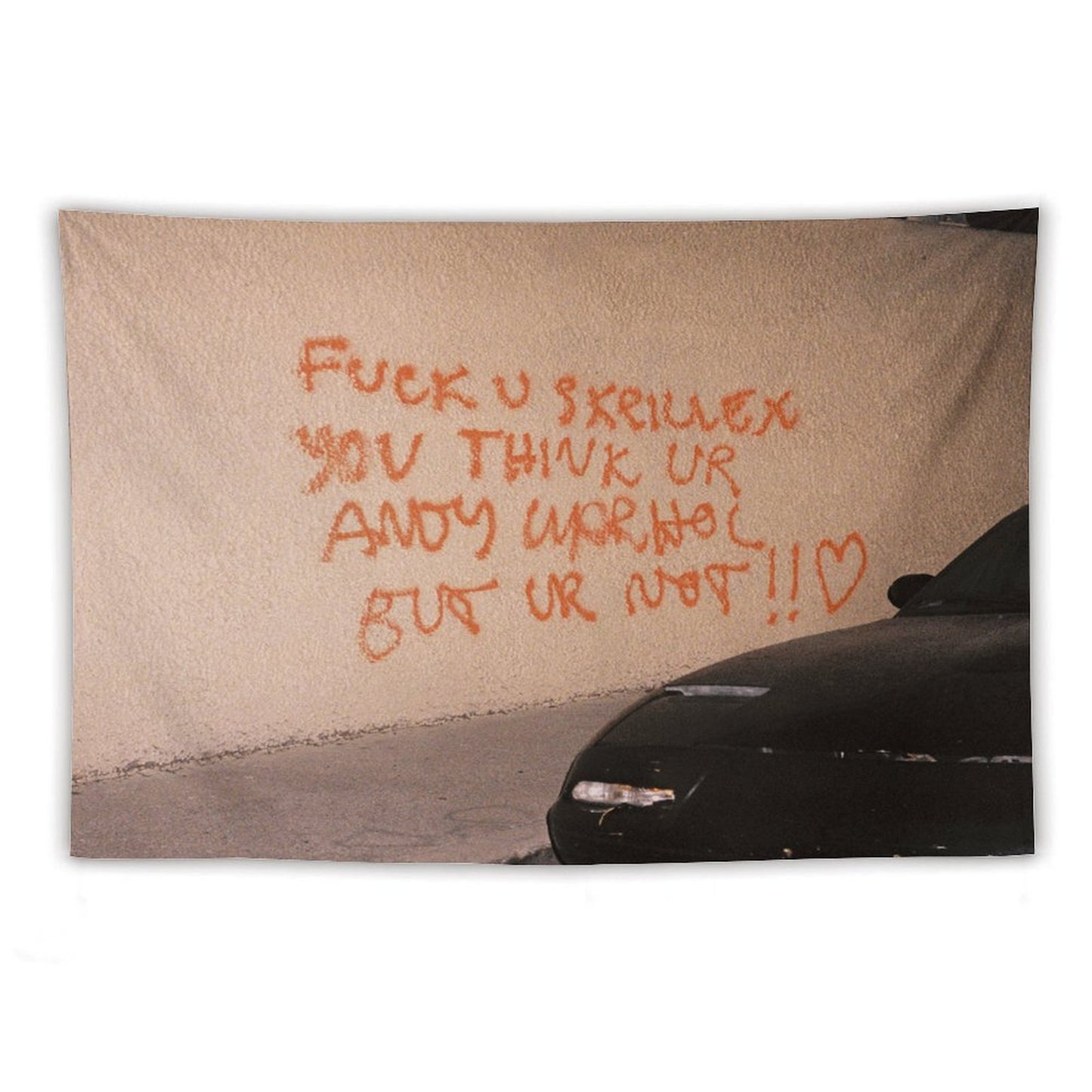 FCK U SKRILLEX YOU THINK UR ANDY WARHOL BUT UR NOT!! ˂3 Tapestry