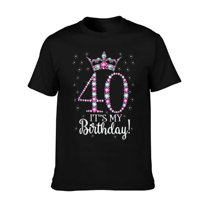 40 It&#39;s My Birthday 1982 40Th Birthday Gift For Womens Comfortable T-Shirt