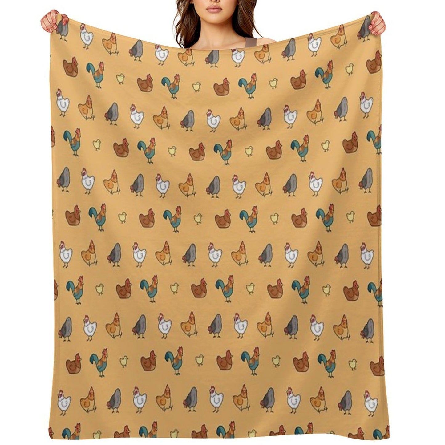 Chickens! Throw Blanket
