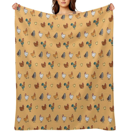 Chickens! Throw Blanket